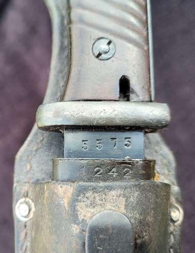 WW2 German K98 Bayonet By Heller