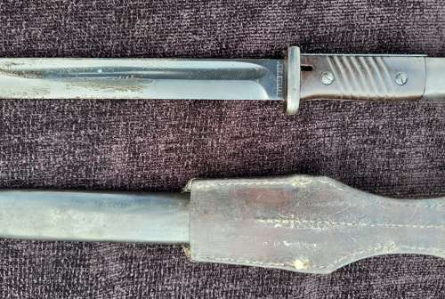 WW2 German K98 Bayonet By Heller
