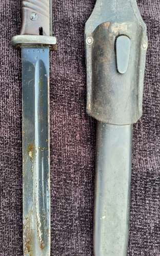 WW2 German K98 Bayonet By Heller
