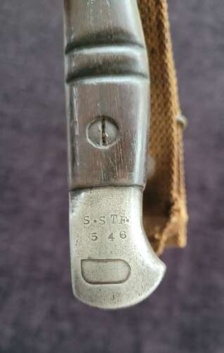 P13 Bayonet To The South Staffordshire Regiment