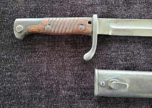 1917 Dated Imperial German Butcher Bayonet