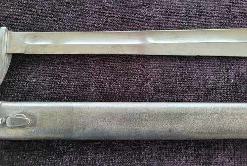 1917 Dated Imperial German Butcher Bayonet