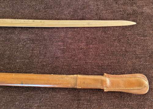 1845/95 Officers Sword Hampshire Regiment Casualty