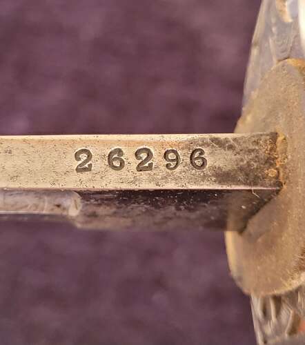 1845/95 Officers Sword Hampshire Regiment Casualty