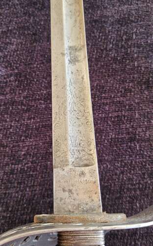 1845/95 Officers Sword Hampshire Regiment Casualty