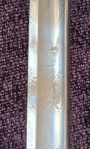 An 1822 Pattern Infantry Officers Sword to a Major General