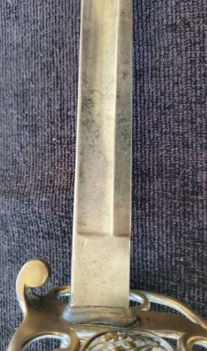 An Scarxe 1822 Pattern Infantry Officers Sword, To The Royal Artillery