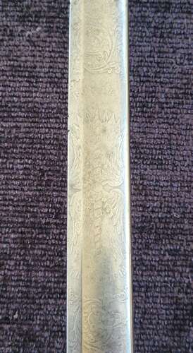 An Scarxe 1822 Pattern Infantry Officers Sword, To The Royal Artillery