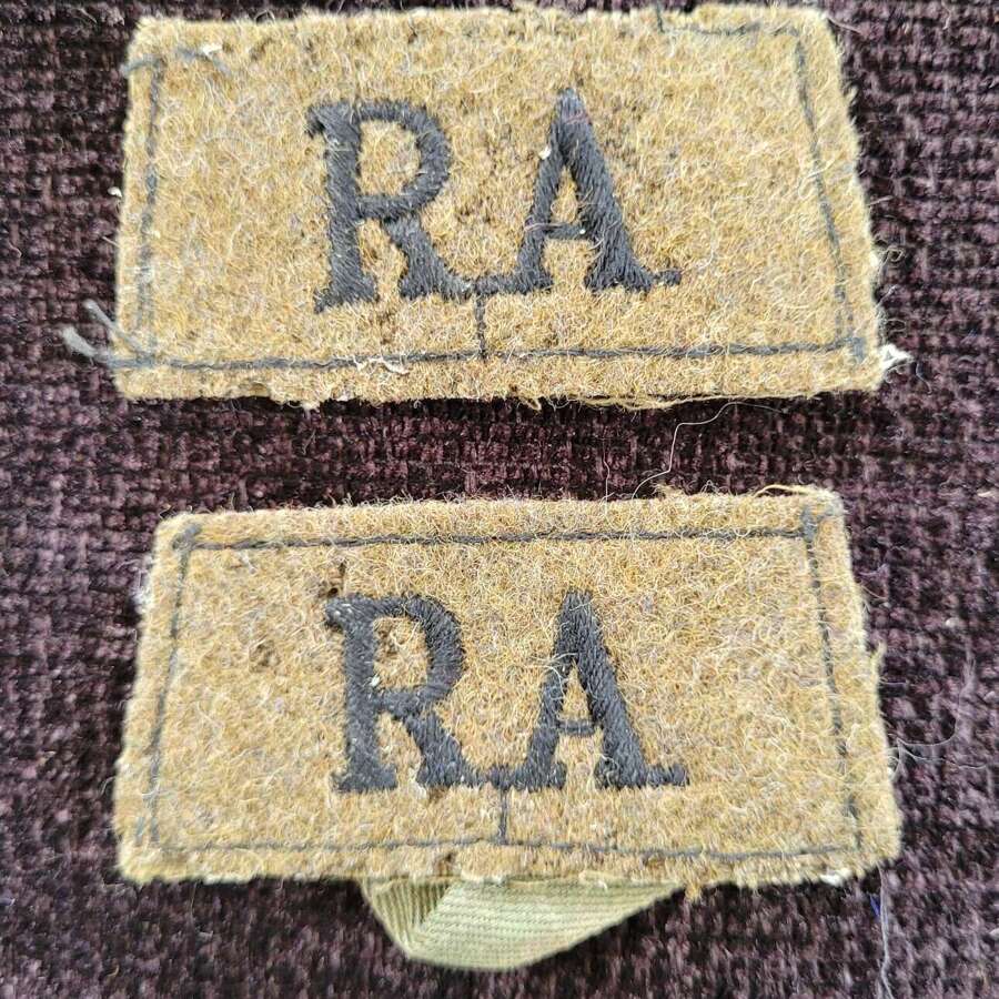 Royal Artillery Embroidered Shoulder Titles