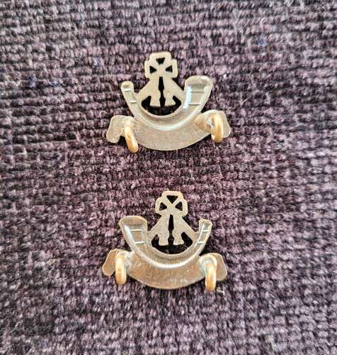 Bronze Light Infantry Collars