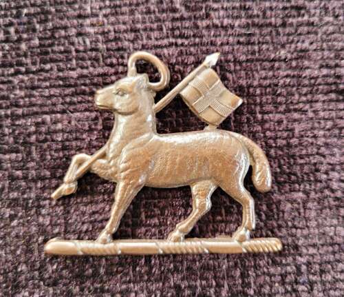 Bronze Royal West Surrey Regiment Officers Badge