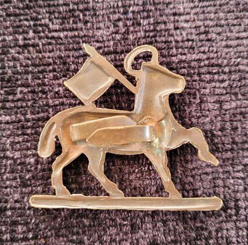 Bronze Royal West Surrey Regiment Officers Badge