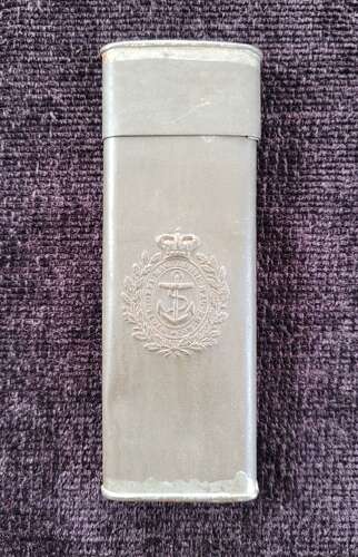 Victorian Royal Navy Officers Document Tin