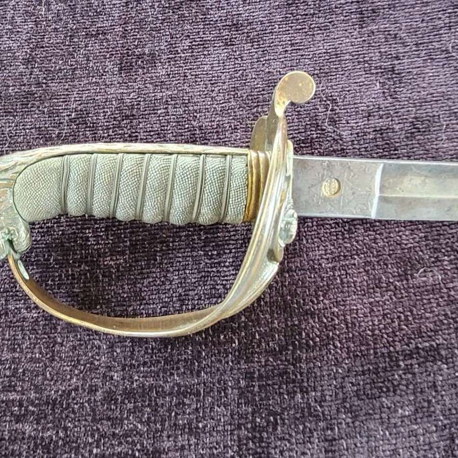 A Good Victorian 1827 Pattern Royal Navy Officers Sword