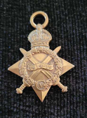 1914/15 Star County Of London Yeomanry
