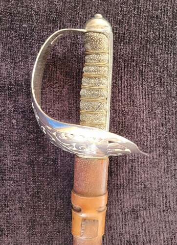 An 1897 Pattern Royal Engineers Officers Sword By Wilkinson.