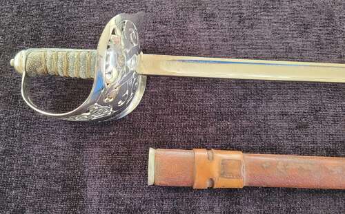 An 1897 Pattern Royal Engineers Officers Sword By Wilkinson.