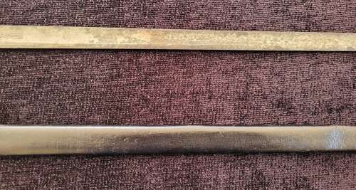 1796 Infantry Officers Sword Attributed