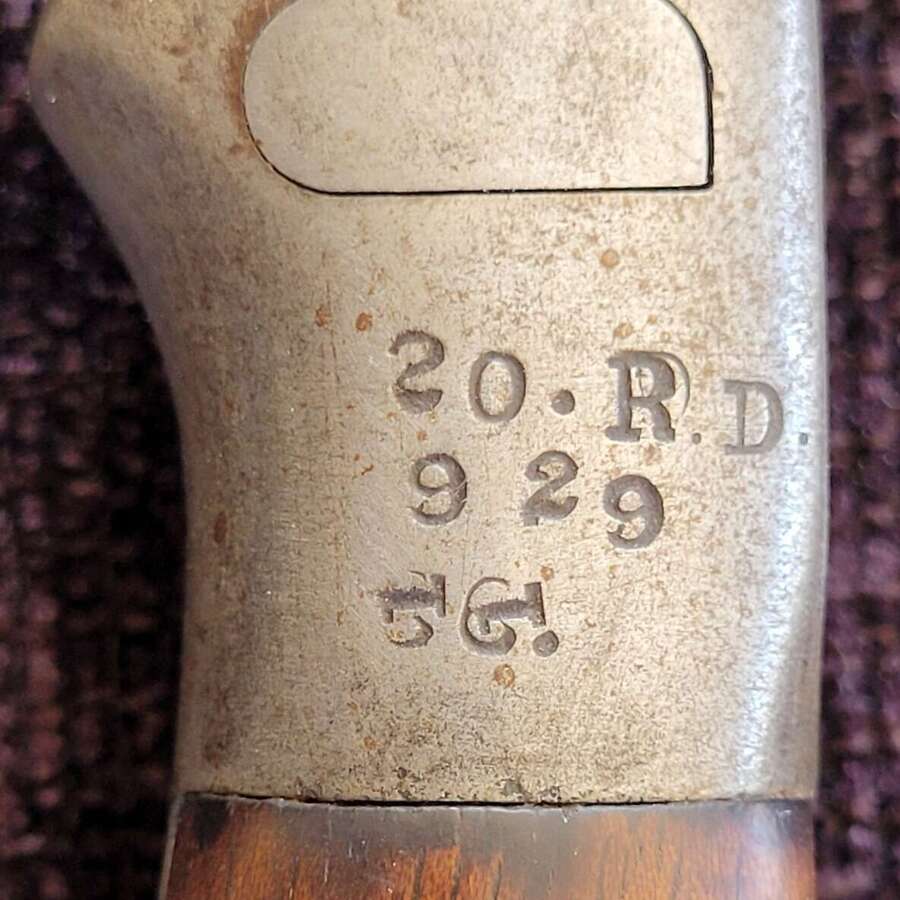 SMLE 1907 Pattern Hooked Quillion Bayonet Grenadier Guards