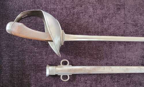 1908 Pattern Cavalry Troopers Sword 20th Hussars