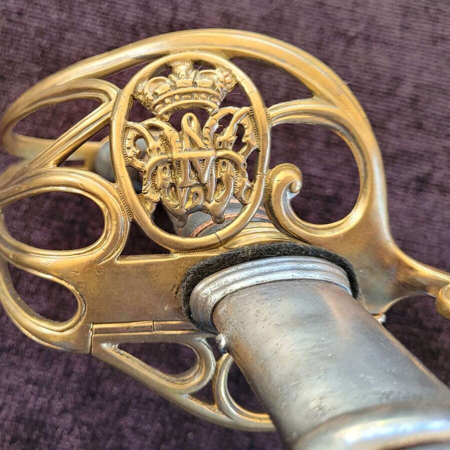 1822 Pattern William IV Pipe Back Infantry Officers Sword