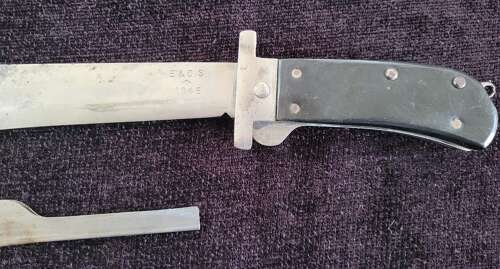 RAF Folding Aircrew Machete