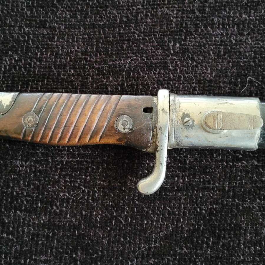 Imperial German 1898 Quill Back Bayonet