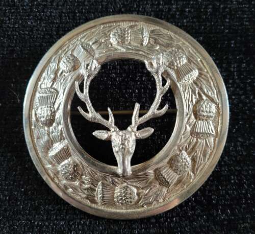 A Scottish Plaid Brooch
