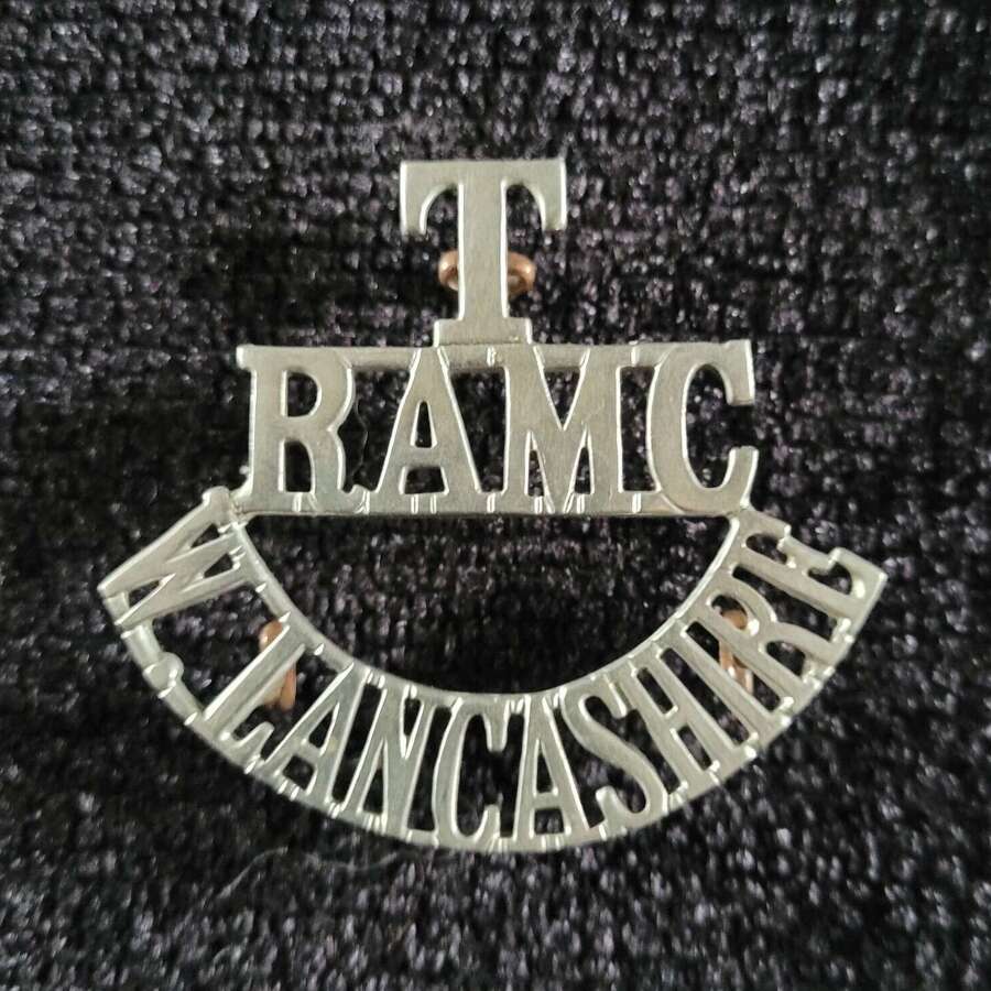 RAMC Territorial West Lancashire Shoulder Title