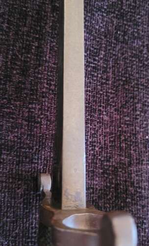 Whitworth Rifle Bayonet In Scabbard