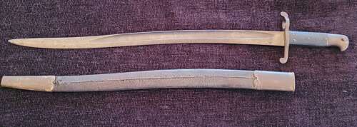 Whitworth Rifle Bayonet In Scabbard