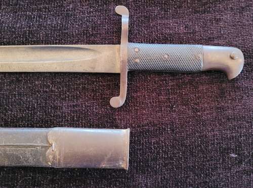 Whitworth Rifle Bayonet In Scabbard