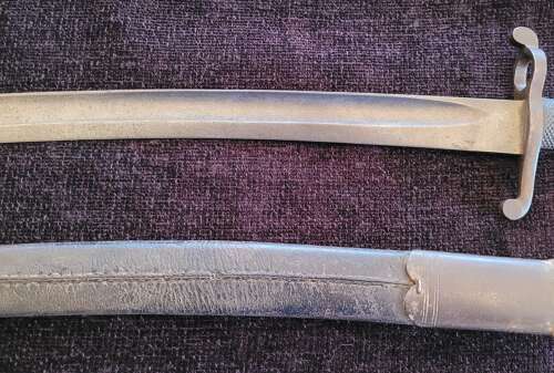 Whitworth Rifle Bayonet In Scabbard