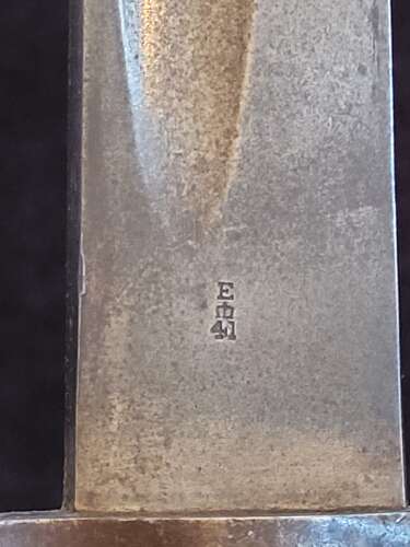 Whitworth Rifle Bayonet In Scabbard
