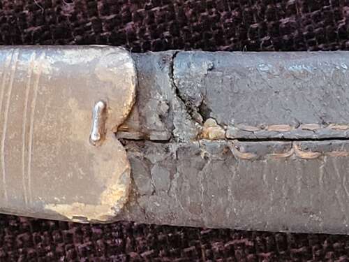 Whitworth Rifle Bayonet In Scabbard