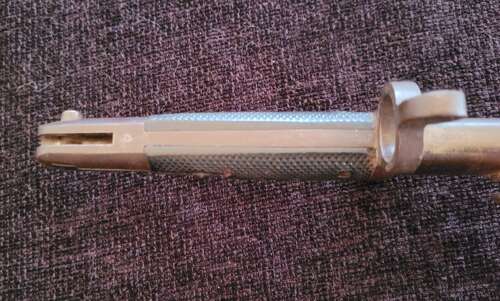 Whitworth Rifle Bayonet In Scabbard