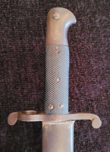 Whitworth Rifle Bayonet In Scabbard