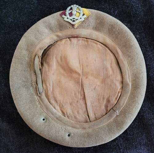 Middlesex Regiment Officers Beret And Forage Cap