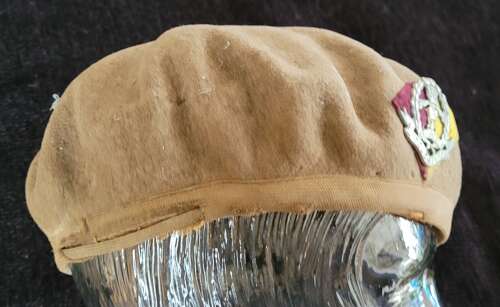 Middlesex Regiment Officers Beret And Forage Cap