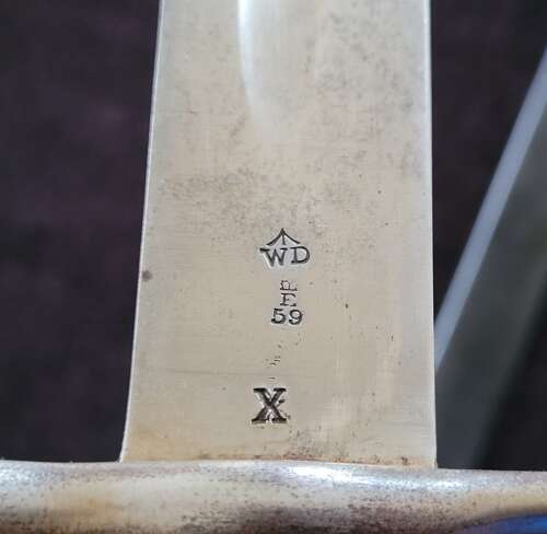 1879 Martini Henry Artillery Sawback Bayonet