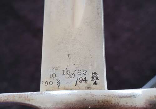 1879 Martini Henry Artillery Sawback Bayonet