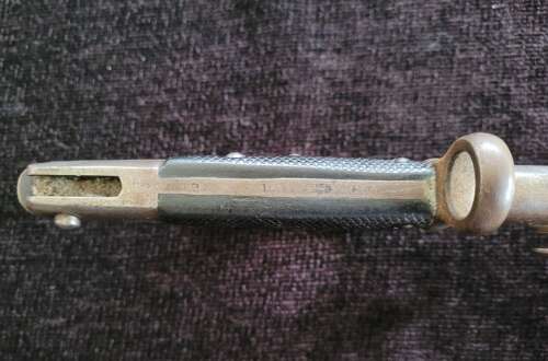 1879 Martini Henry Artillery Sawback Bayonet