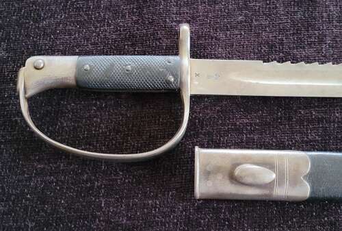 1879 Martini Henry Artillery Sawback Bayonet