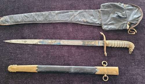 A Presentation Victorian Royal Navy Midshipman's Dirk
