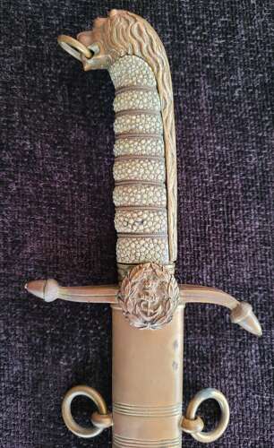 A Presentation Victorian Royal Navy Midshipman's Dirk