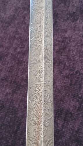 Staffordshire Yeomanry Presentation Sword