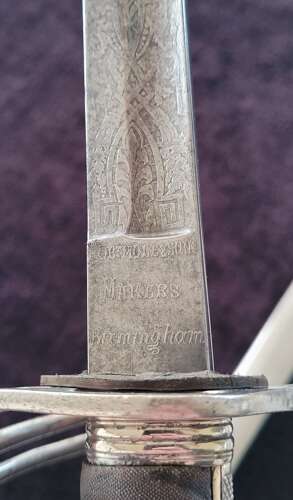 Staffordshire Yeomanry Presentation Sword