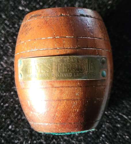 HMS Terrible Souvenir Barrel