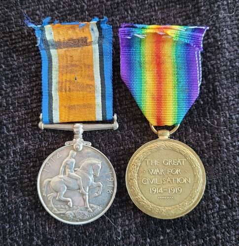 Pair And Plaque Royal Naval Division