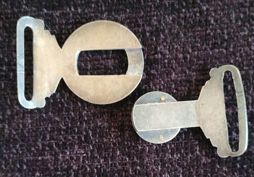 White Metal Victorian Officers Dress Buckle